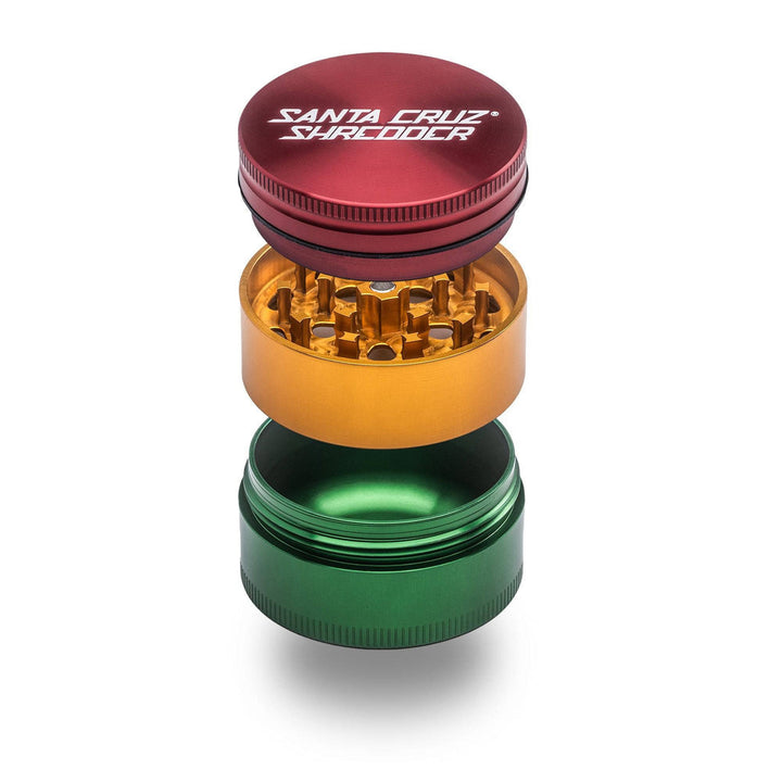 Santa Cruz Shredder 3 Part Medium Grinder Rasta