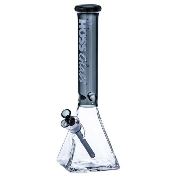 16" Pyramid Beaker Bong by Hoss Glass