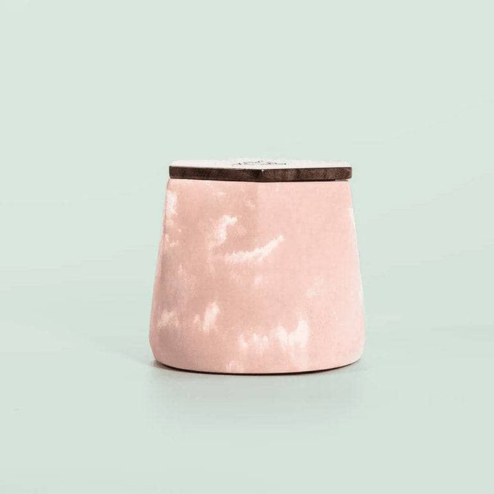 BRNT Malua - Concrete Storage Jar Pink Marble