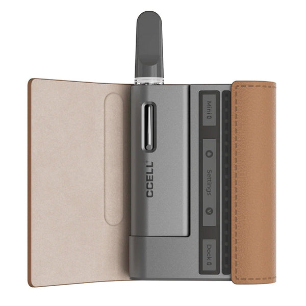 CCELL Fino Battery Cocoa  Moon Gray with cart