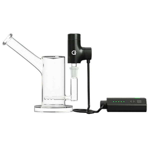 Gpen Hyer Vaporizer connected to bubbler