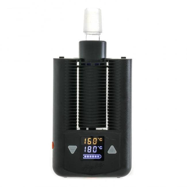 18mm adapter connected to Mighty vape