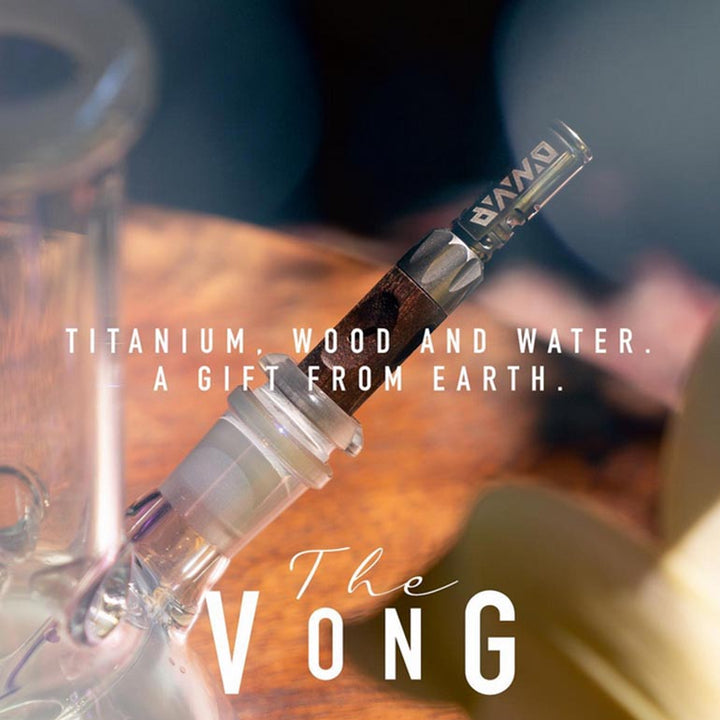 DynaVap The VonG attached to bong